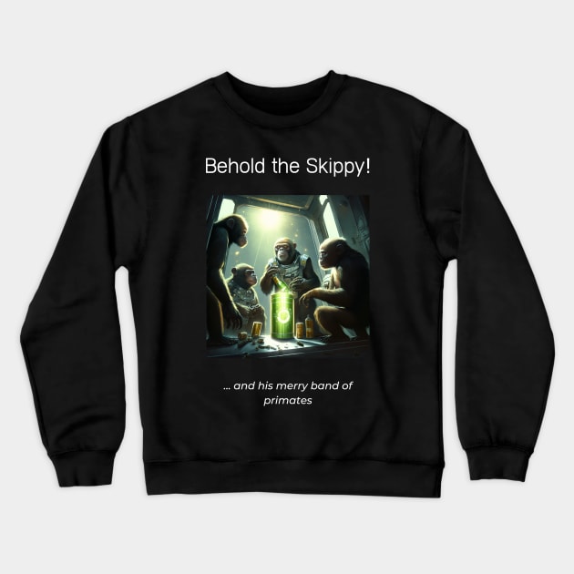 Skippy - Merry Band of Pirates Crewneck Sweatshirt by AI-datamancer